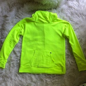 Neon Yellow Justice Pullover Hoodie